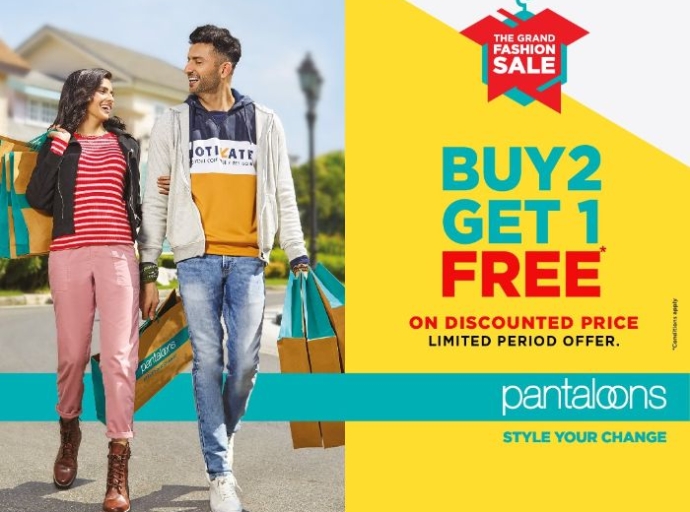 Pantaloons offers deep online discounts